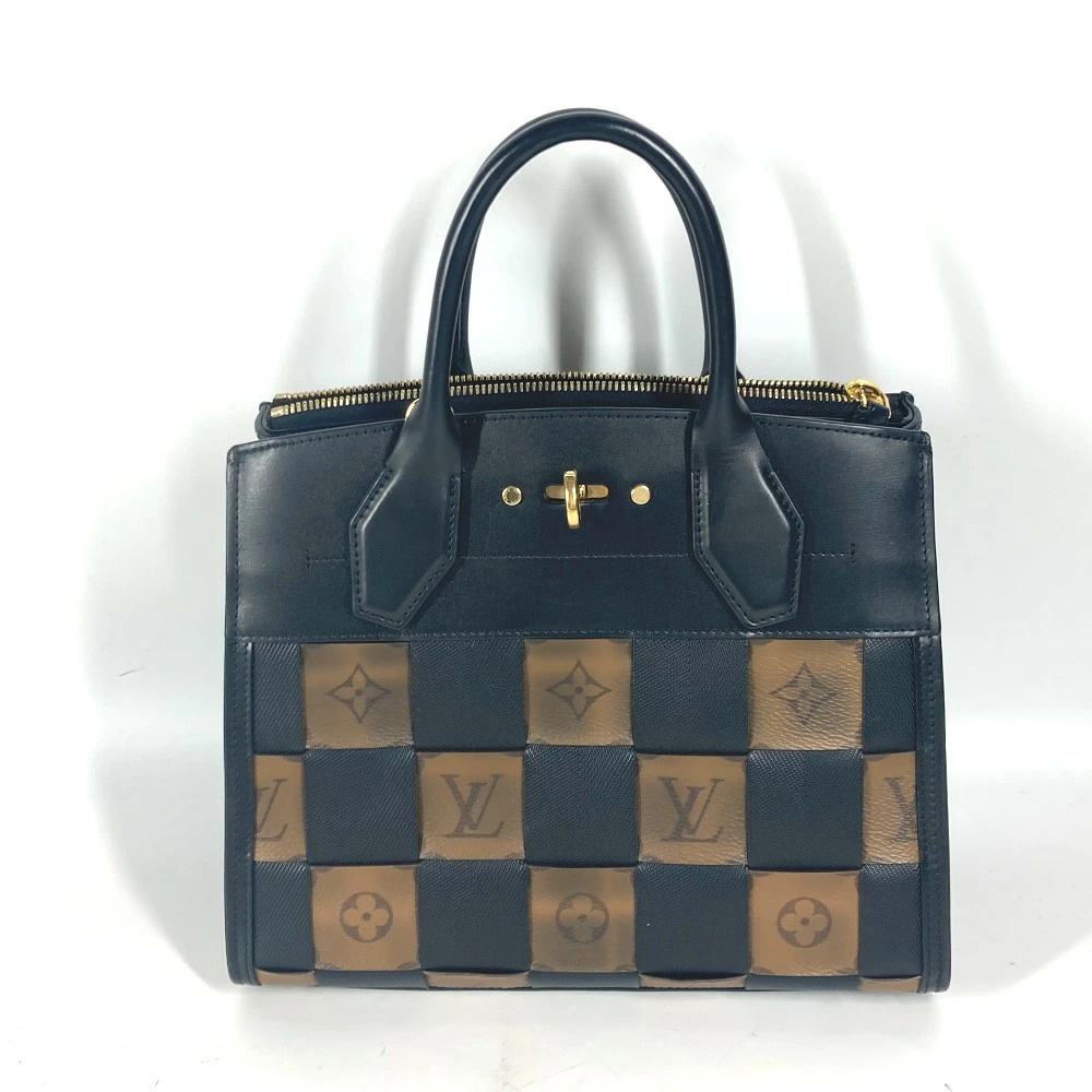 Louis Vuitton Bag Crossbody Steamer Shoulder City Reverse Handbag Brown - Picture 4 of 15